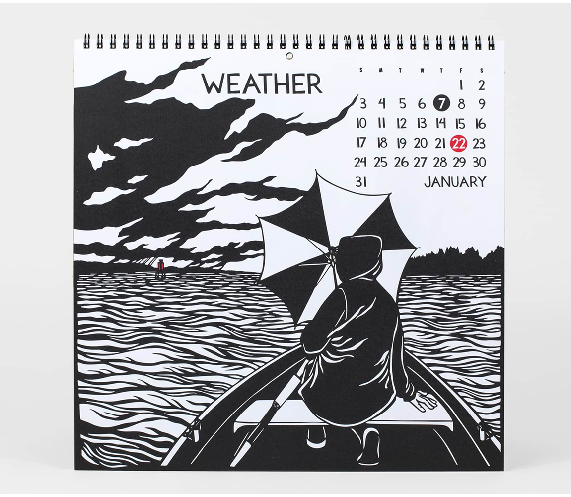 Shall We Begin 2027 Wall Calendar - Nikki McClure